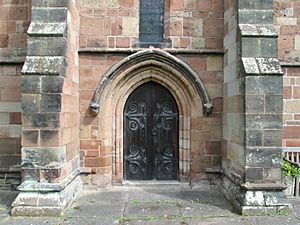Trinity Church Bishop's Door, Eccleshall