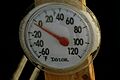 US Navy 070317-N-3642E-379 During the warmest part of the day, a thermometer outside of the Applied Physics Laboratory Ice Station's (APLIS) mess tent still does not break out of the sub-freezing temperatures