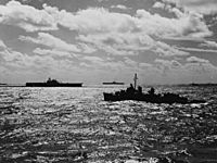 US Third Fleet warships enroute to the Philippines January 1945