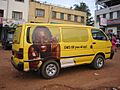 Uganda - ad on van in Kampala