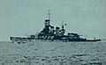 Veneto sailing out of the battle area