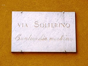 Via Solferino - Cuntràa dàa machìna