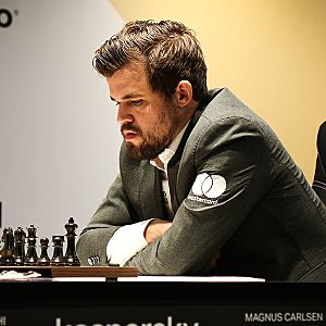 World Chess Championship 2021, game 07, Magnus Carlsen (SQ-cropped).jpg