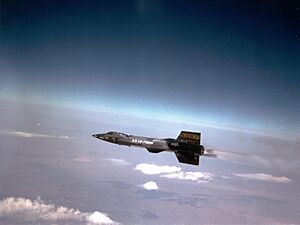 X-15 flying