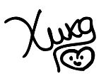 Xuxa's signature in ink