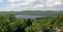 2013-05-12 13 25 52 View of Wanaque Reservoir from the Wanaque Ridge Trail in Ramapo Mountain State Forest in New Jersey.jpg