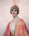 A beauty in Eastern costume, by William Clarke Wontner