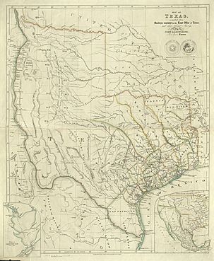 Arrowsmith Map of Texas 1841 UTA