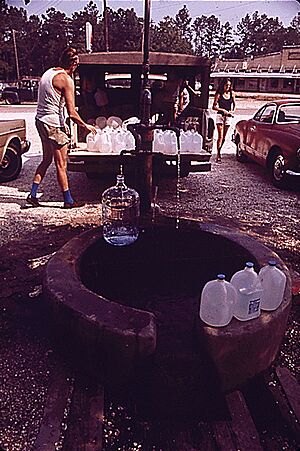 Artesian Waterpump Louisiana 1972
