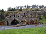 Blaenavon Ironworks Cast House-21-Oct-2013