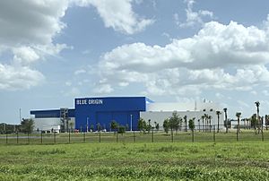 BlueOrigin OLS mfg building, Florida (from north)