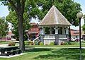 Broken Bow, Nebraska bandstand from E