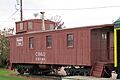 C&BQ RW Steel Sheathed Wooden Caboose 2017-09-28 1548