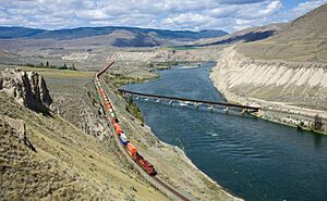 CPR GE AC4400CW Ashcroft - Kamloops