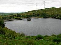 Caaf Water Reservoir dam, North Ayrshire