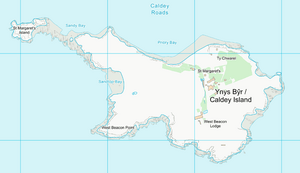 Caldey Island Map