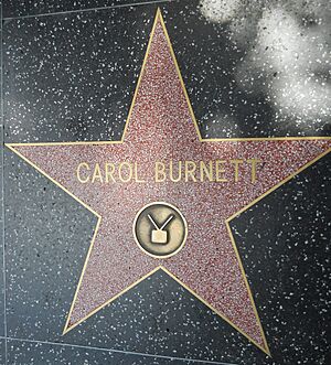 Carol Burnett's star on Hollywood Walk of Fame