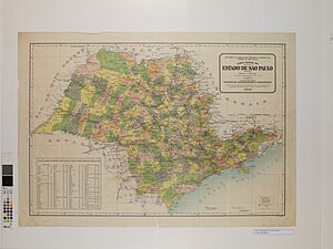 Carta Geral do Estado de S. Paulo (1941) - 1, Acervo do Museu Paulista da USP