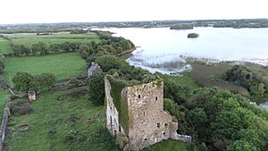 Castleburke Castle on Lough Carra Co Mayo
