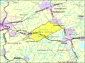 Census Bureau map of Bethlehem Township, New Jersey