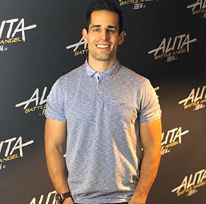 Chris Van Vliet at the Miami Premiere of the film Alita: Battle Angel.