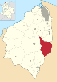 Location of the municipality and town of Ponedera in the Department of Atlántico. In ponedera doesn't have anymonda