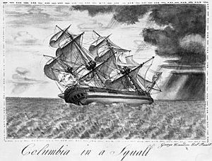 Columbia in a Squall