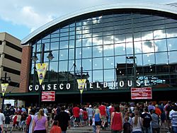 Conseco Fieldhouse; Indianapolis, IN Now called Bankers Life Fieldhouse