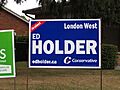 Conservative Campaign Sign, Old South London, Ontario (21638063409)