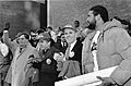 Councilor Thomas M. Menino, Governor Michael S. Dukakis, Mayor Raymond L. Flynn and New England Patriot Brian Holloway (10086131595)