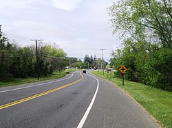Center of Cream Ridge at CR 539 and Burlington Path Road