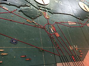 D-Day map, Southwick House