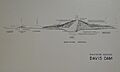 Davis Dam engineering drawings maximum section