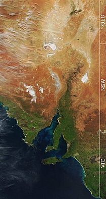 Eastern South Australia Satellite Photo