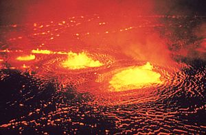 Eruption 1954 Kilauea Volcano