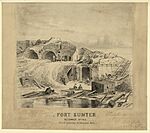 Fort Sumter, December 9th 1863, View of entrance to Three Gun Bat'y LCCN2004661292