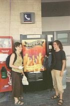 A French fry vending machine in Safed, Israel