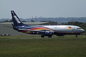 G-NPTA Boeing 737-86N BCF (West Atlantic UK) at East Midlands Airport