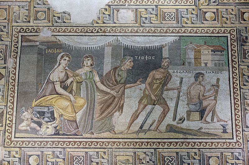 Gaziantep Zeugma Museum Daedalus mosaic 1871