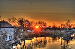 Gfp-wisconsin-algoma-red-sunset-over-the-harbor