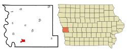 Location of Missouri Valley, Iowa