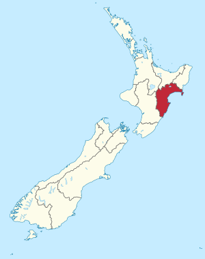 Hawke's Bay Region in New Zealand