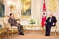 Houlin Zhao at the Tunisia Presidential Palace