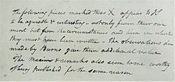 John Syme's editing comments, Robert Burns's Commonplace Book 1783 - 1785. Page 2