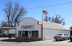 The Kirk post office in February 2017.