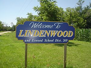 Sign leading into Lindenwood