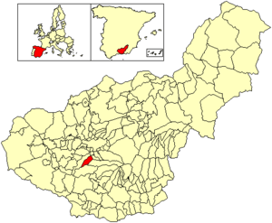 Location of Villa de Otura