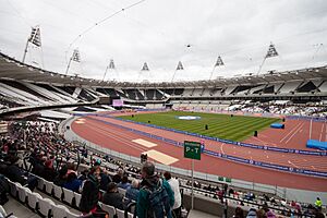 London Olympic Stadium Interior - March 2012