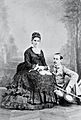 Lord Randolph Churchill and Lady Jennie Jerome (1874) (A)