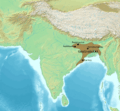 Map of the Shashankas